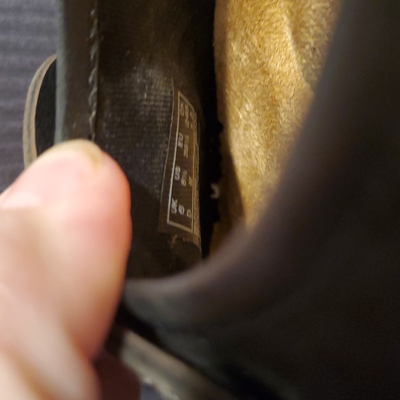 Clarks Lyrical Rhyme Leather Flat Shoes In Black Women's Size 8.5M - Picture 7 of 8